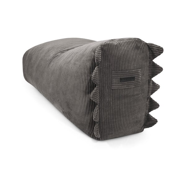 Pouf a sacco per bambini nero con rivestimento in velluto a coste Snug 130 Dragon – SLOWDOWN-image-4