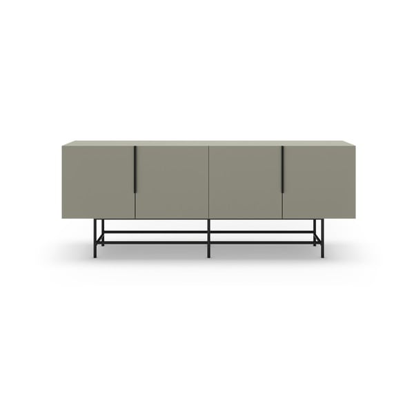 Cassettiera bassa grigio-verde 200x77,5 cm Eldia - Marckeric