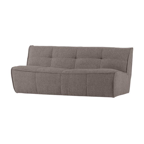 Divano marrone con rivestimento in bouclé 204 cm Cluster – vtwonen-image-2