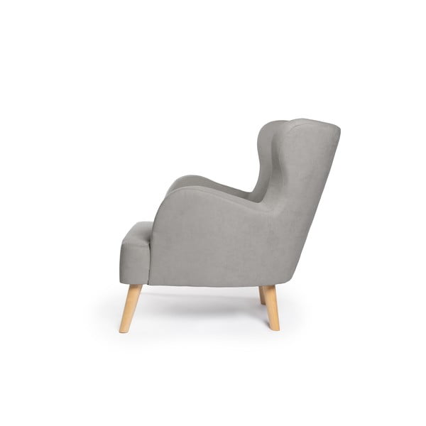 Poltrona grigio chiaro Noemye - Bonami Essentials-image-3