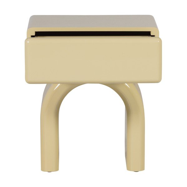 Comodino giallo chiaro lucido Zorel – WOOOD-image-3