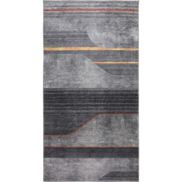Tappeto lavabile grigio 80x150 cm - Vitaus