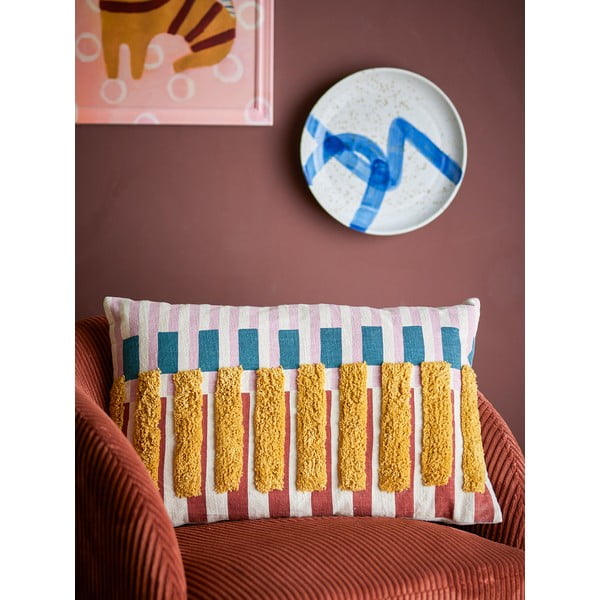 Cuscino decorativo in cotone 40x60 cm Lane – Bloomingville-image-1