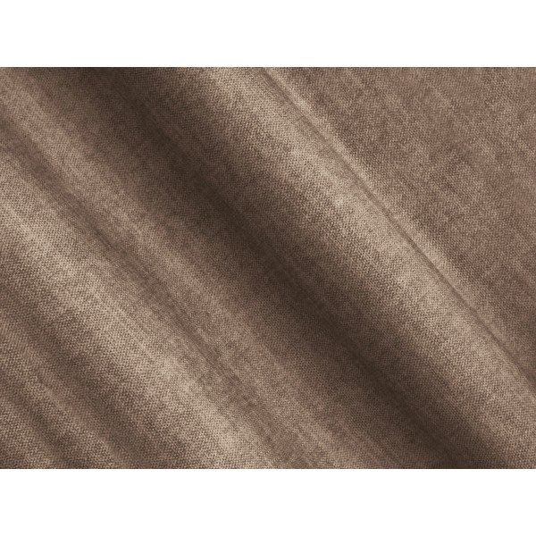 Poggiapiedi marrone chiaro con rivestimento in velluto Campi – Cosmopolitan Design-image-3