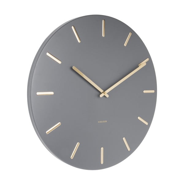 Orologio da parete grigio Charm - Karlsson-image-2