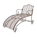 Sedia a sdraio da giardino in metallo marrone - Esschert Design