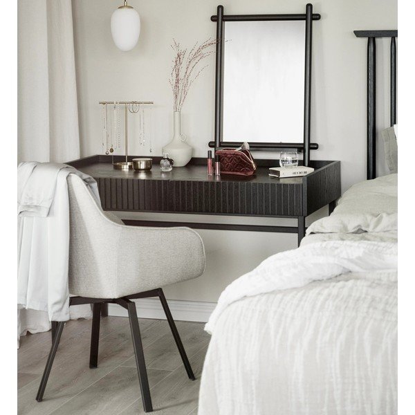 Tavolo da lavoro con piano in rovere 120x61 cm Halifax - Rowico-image-1