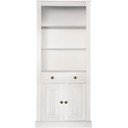 Libreria in legno di pino bianco 181x31 cm Mille - Støraa