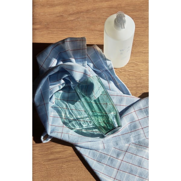 Set di 2 asciugamani in cotone blu Stripe, 50 x 70 cm - Hübsch-image-1