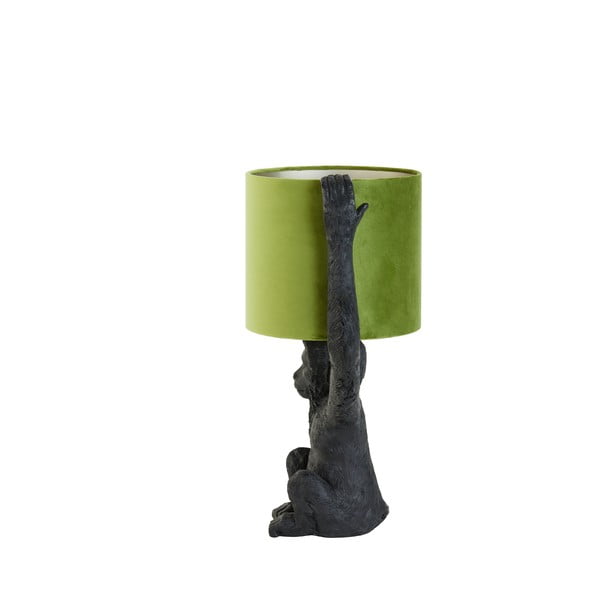 Lampada da tavolo verde-nera (altezza 51 cm) Monkey - Light & Living-image-2