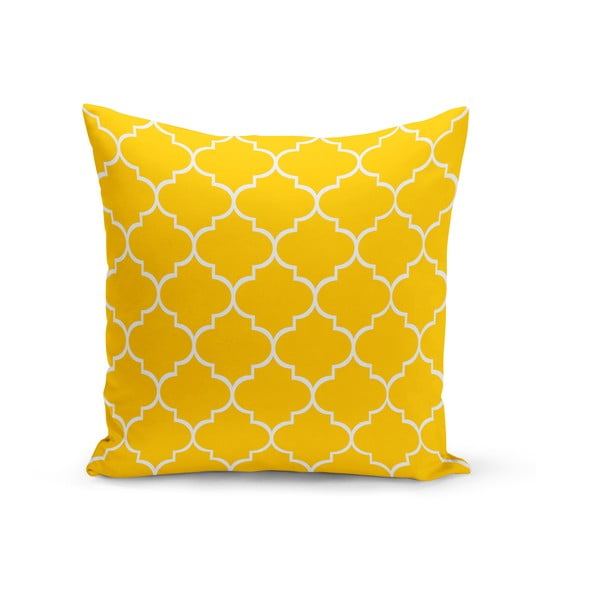 Cuscino decorativo giallo Jane, 43 x 43 cm - Kate Louise