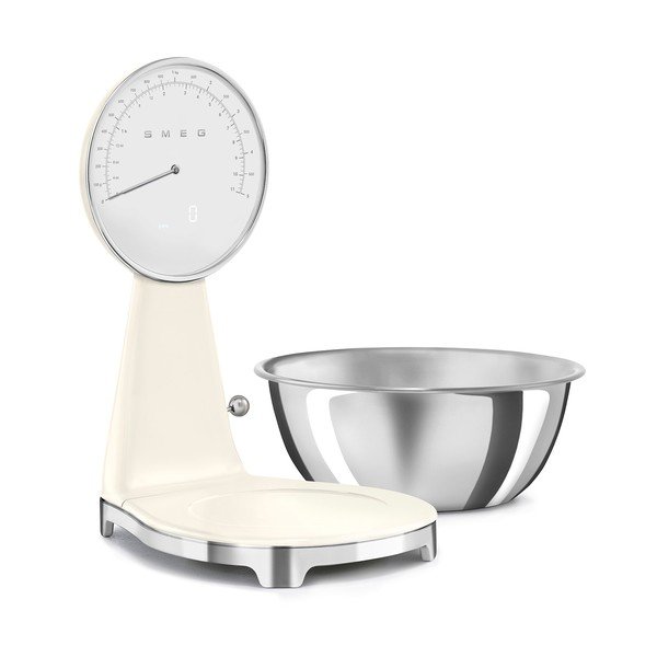 Bilancia da cucina digitale color crema in plastica – SMEG-image-3