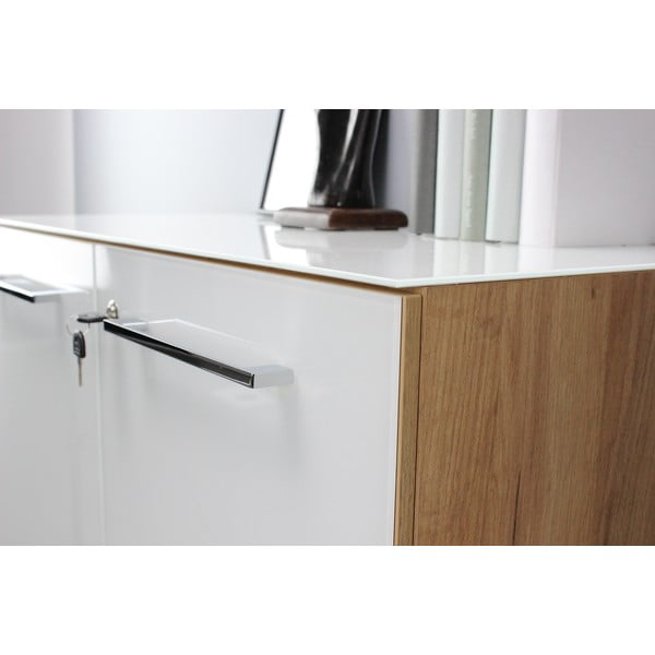 Armadio bianco naturale in rovere 80x120 cm Monteria - Germania-image-1