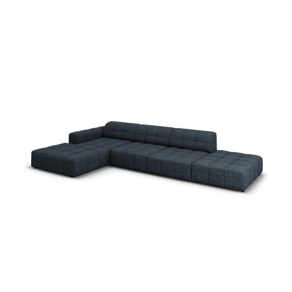 Divano angolare blu (angolo sinistro) Chicago - Cosmopolitan Design-image-4