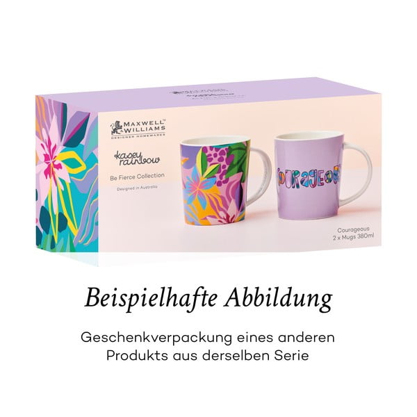 Set di 2 tazze in porcellana da 380 ml Be Fierce - Maxwell & Williams-image-3