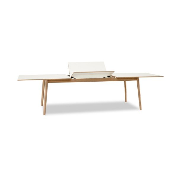 Tavolo da pranzo pieghevole con piano bianco Hammel 220 x 100 cm Avion - Hammel Furniture-image-1