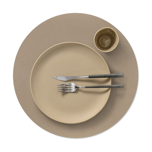 Tovaglietta in eco pelle ø 40 cm Circle XL Nupo – LIND DNA-image-1