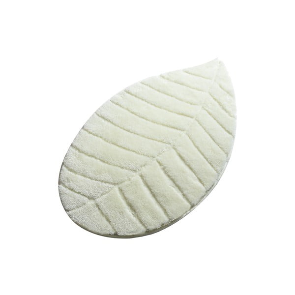 Tappetino per il bagno color crema 60x100 cm Jungle Leaf – Foutastic