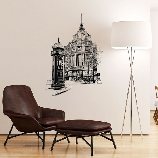 Adesivo murale Parigi l'ippodromo, 85 x 60 cm - Ambiance-image-1