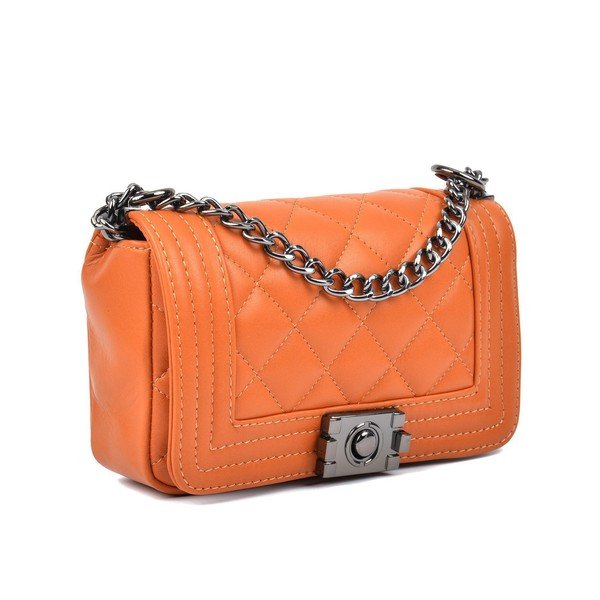 Borsa Mari in pelle marrone cognac - Isabella Rhea-image-2