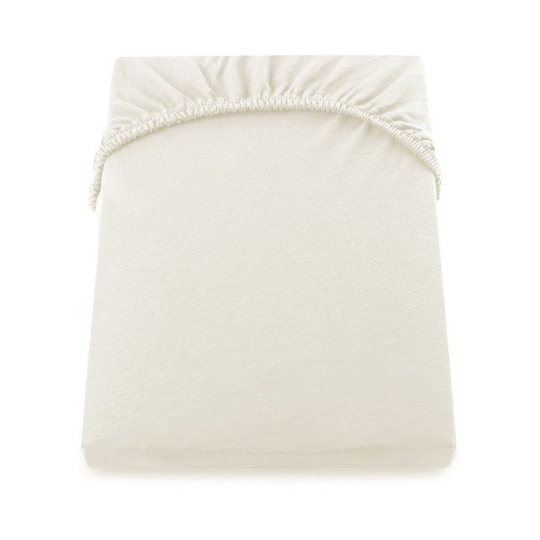 Lenzuolo elastico crema Nefrite, 120-140 cm - DecoKing