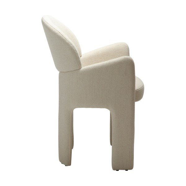 Sedia da pranzo beige con braccioli Aole – DAN-FORM Denmark-image-4