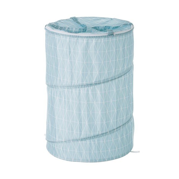 Cesto portabiancheria blu Unimasa Bobby, Ø 40 cm - Casa Selección