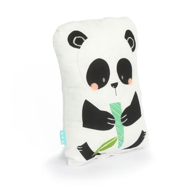 Cuscino in cotone con, 40 x 30 cm Panda Garden - Moshi Moshi-image-1