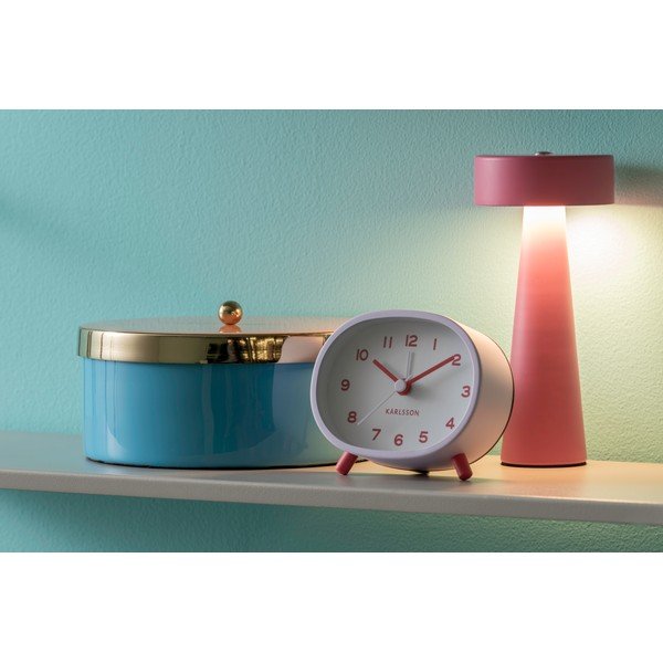 Scatola decorativa blu in metallo ø 16x6 cm Double Funky – PT LIVING-image-1