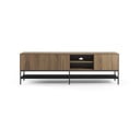 Mobile TV di colore naturale con effetto rovere 180x55x35 cm Amira – Marckeric
