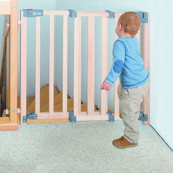 Cancello protettivo in legno di faggio in colore naturale - Roba-image-2