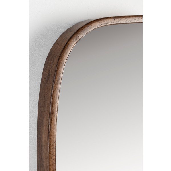 Specchio da parete con telaio in legno massiccio 40x80 cm Nyko – White Label-image-3