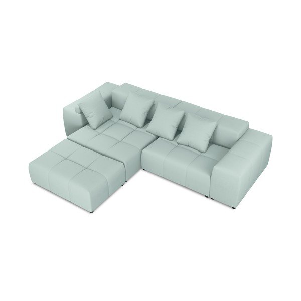 Divano angolare verde (variabile) Rome - Cosmopolitan Design-image-3