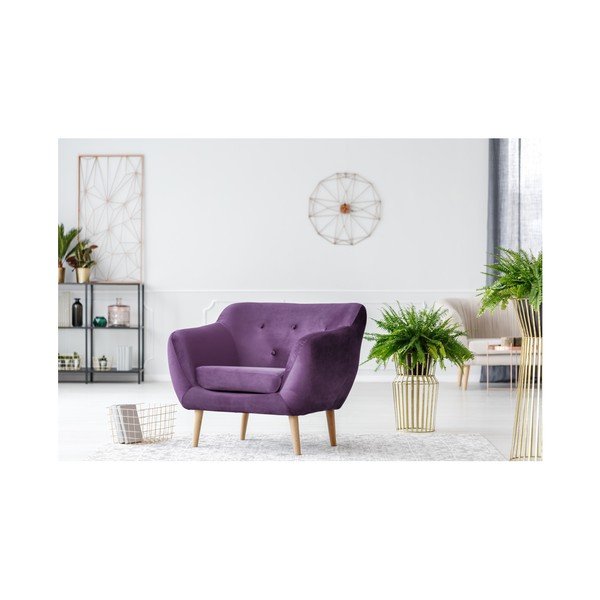 Poltrona Amelie viola - Mazzini Sofas-image-4