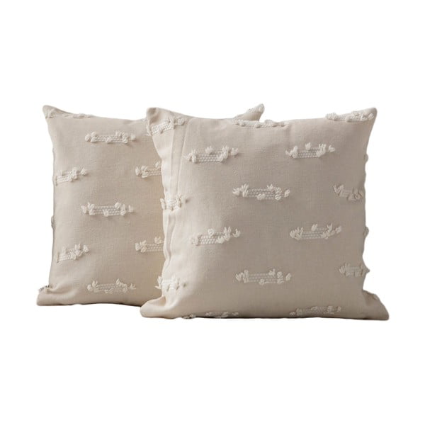 Federe decorative in set 2 pz 43x43 cm Tuffet – Mioli Decor