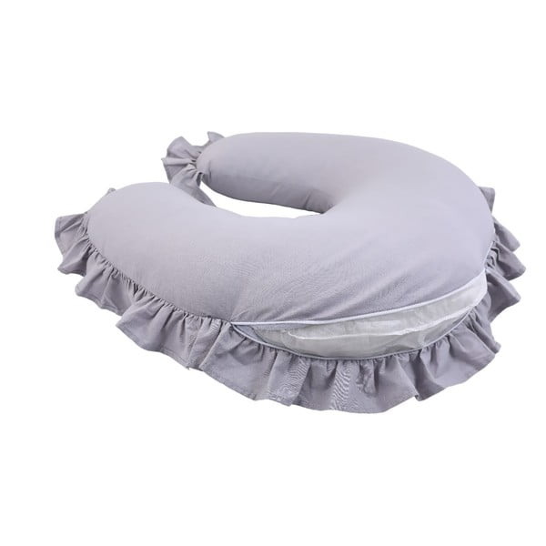 Cuscino per allattamento grigio - Mila Home-image-3