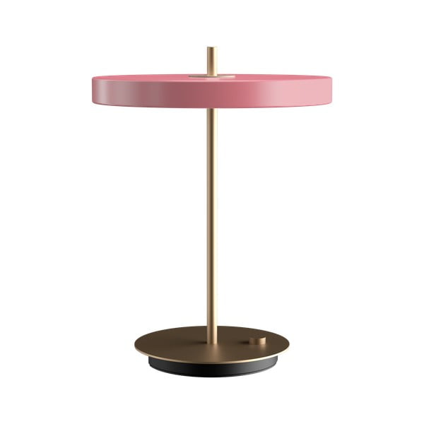 Lampada da tavolo dimmerabile a LED rosa con paralume in metallo (altezza 41,5 cm) Asteria Table - UMAGE