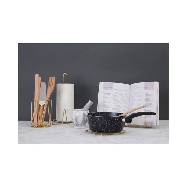 Portasciugamani in metallo dorato ø 15 cm Vertex - Premier Housewares-image-1