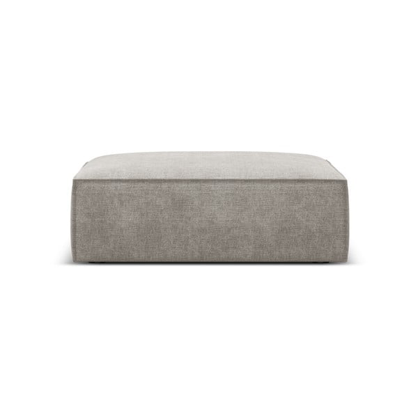 Pouf grigio chiaro Vanda - Mazzini Sofas