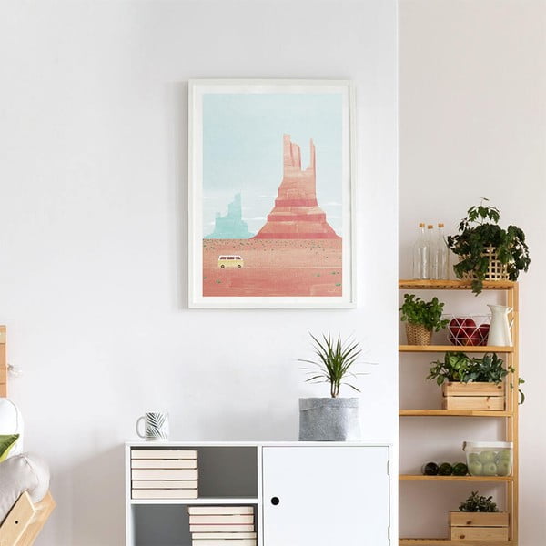 Poster 30x40 cm Monument Valley – Travelposter-image-3