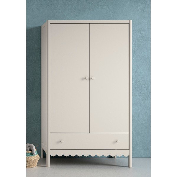 Armadio per bambini beige 110x190x55 cm Swingo – Vipack-image-1