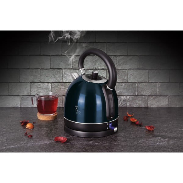 Bollitore blu 1,7 l Metallic Line Aquamarine Edition - BerlingerHaus-image-1