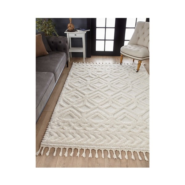 Tappeto beige 110x60 cm Shaggy - Mila Home-image-1