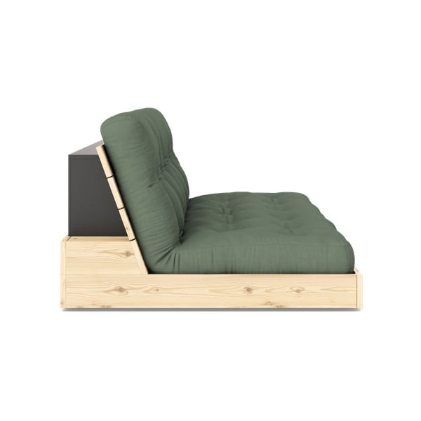 Divano letto verde 196 cm Base - Karup Design-image-3