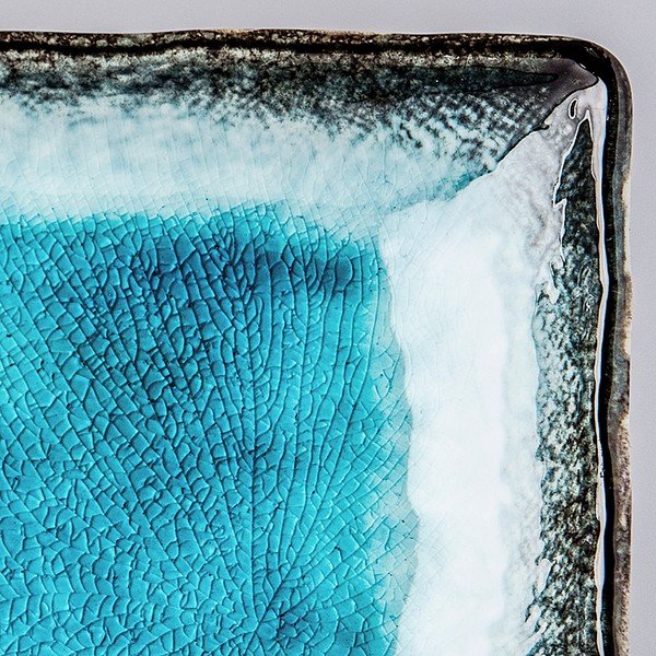 Piatto da portata in ceramica blu, 29 x 12 cm Sky - MIJ-image-2