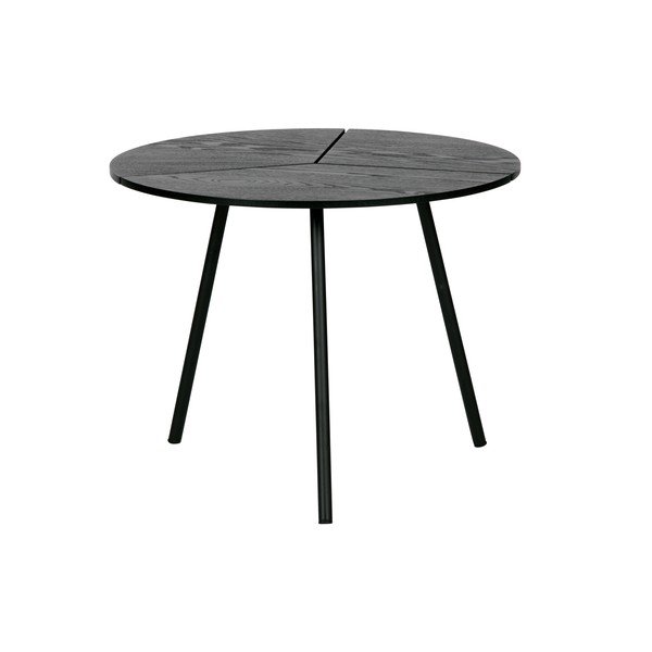 Tavolino nero , ⌀ 48 cm Rodi - WOOOD-image-2