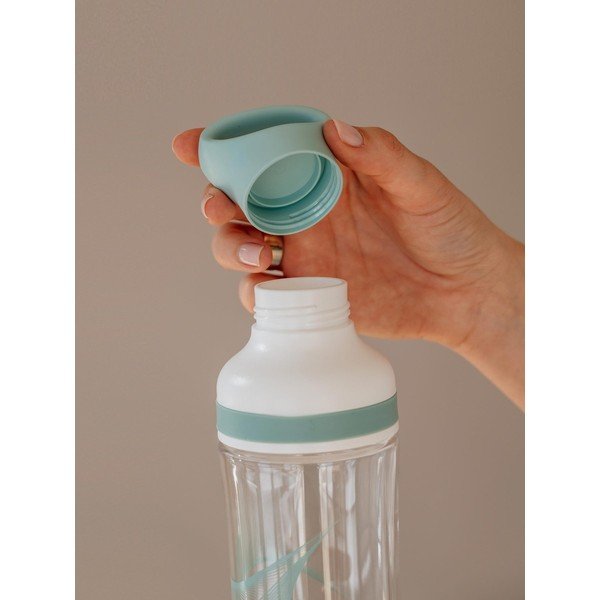 Bottiglia da viaggio bianco-blu 0,8 l Flow Wave - Equa-image-2