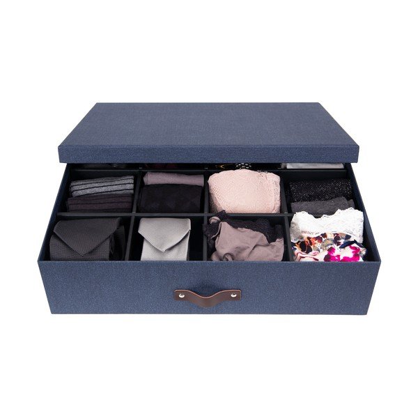 Scatola blu con scomparti Jakob - Bigso Box of Sweden-image-2