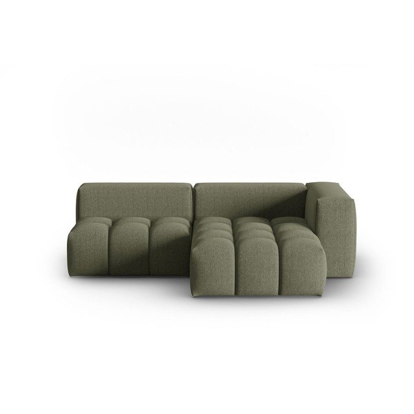 Divano angolare verde scuro (con penisola a destra/con chaise lounge) Verona – Cosmopolitan Design-image-2