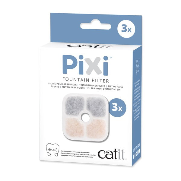 Set di filtri per abbeveratoio per gatto 3 pz Catit Pixi - Plaček Pet Products